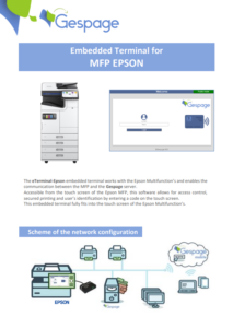 Embedded terminal for MFP EPSON 1 • Gespage