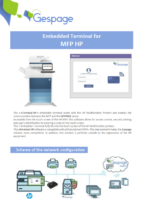 Embedded terminal for MFP HP 4 • Gespage