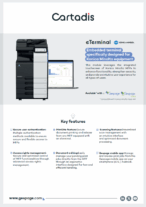 Embedded terminal for MFP KONICA MINOLTA 5 • Gespage