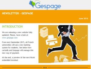 Newsletter Gespage June 2015 3 • Gespage