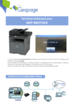 Embedded terminal for MFP BROTHER 1 • Gespage