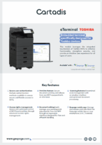 Embedded terminal for MFP TOSHIBA 10 • Gespage