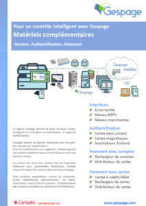 GESPAGE export equipment french documentation 1 • Gespage