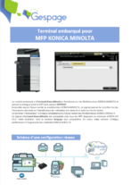 Embedded terminal for MFP KONICA MINOLTA 5 • Gespage