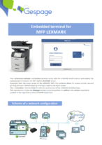 Embedded terminal for MFP LEXMARK 7 • Gespage