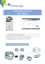 Embedded terminal for MFP RICOH 7 • Gespage